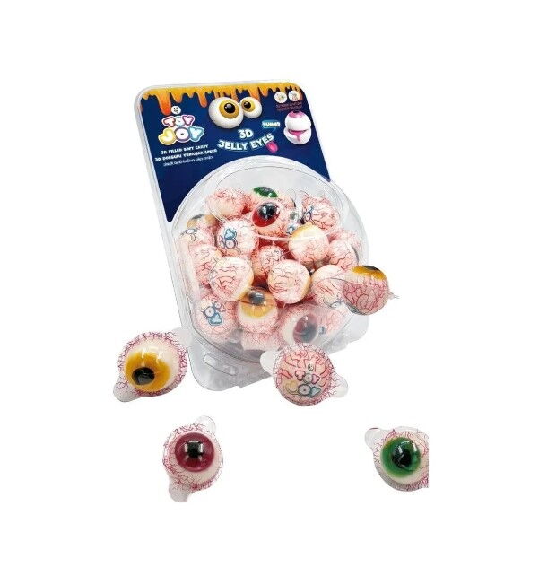 Toy Joy 3d Göz Şekilli Dolgulu Yumuşak Şeker 60'lı X 1 Adet