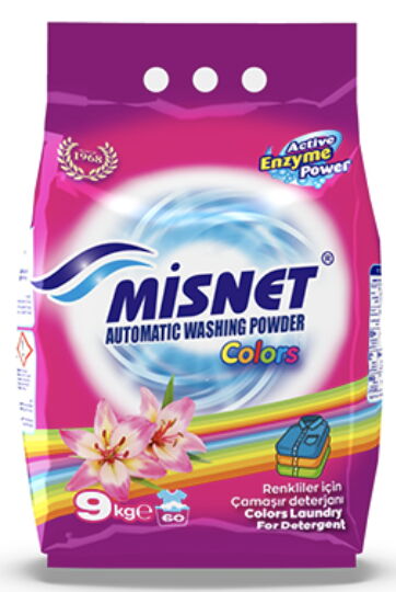 Misnet Toz Çamaşır Deterjanı Renkliler 9 kg X 1 Adet