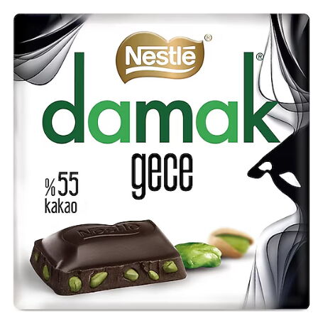 Nestle Damak Gece Kare Çikolata 60 gr X 6 Adet