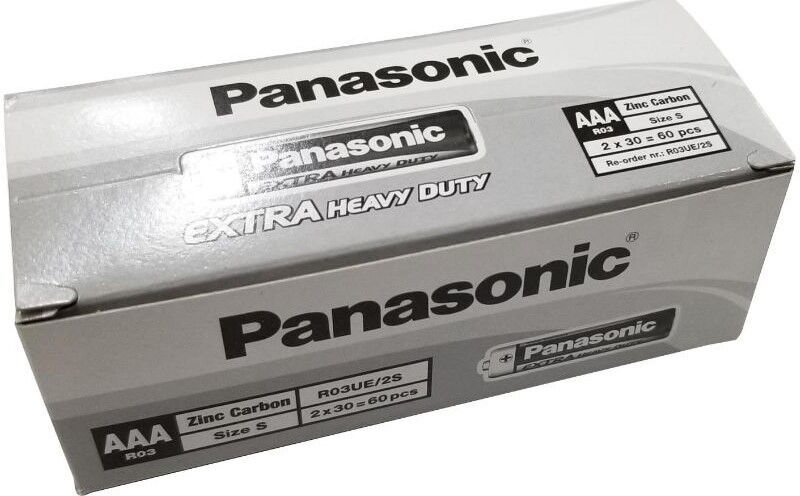 Panasonic İnce Pil 60'lı X 1 Adet