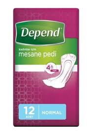 Depend Mesane Pedi Kadın Normal 12'li X 6 Adet