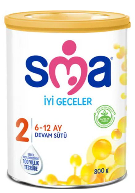 Sma İyi Geceler 2 No 6-12 Ay Bebek Sütü 800 gr X 1 Adet