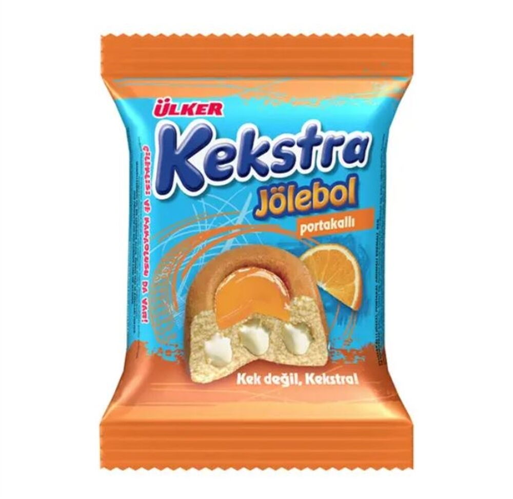 Ülker Kekstra Jölebol Portakal 40 gr X 24 Adet