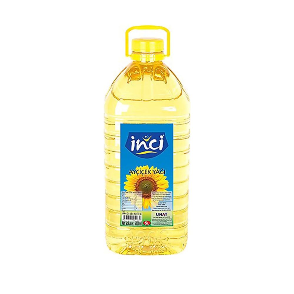 İnci Ayçiçek Yağı Pet 5 lt X 4 Adet 