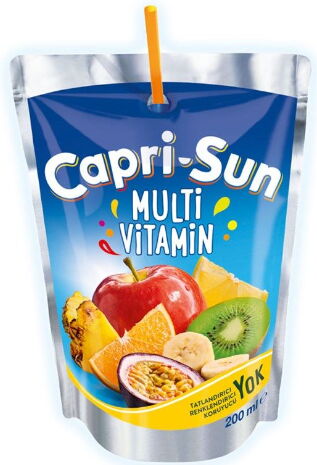 Capri-Sun Multi Vitamin Meyveli İçecek 200 ml X 20 Adet