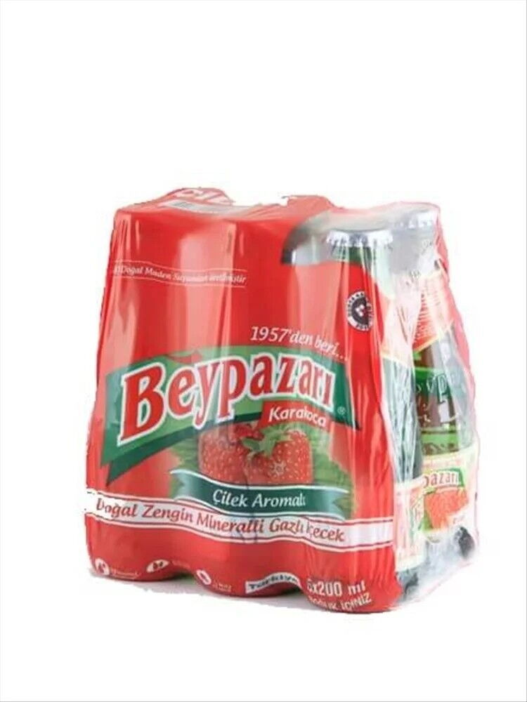 Beypazarı Çilek Maden Suyu 200 ml X 24 Adet