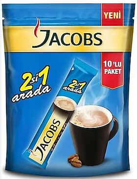 Jacobs 2si1 Arada 10,5 gr Stick Kahve 40'lı X 8 Adet