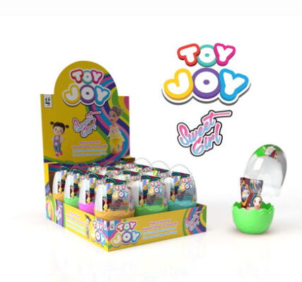 Aras Toy Joy Sweet Girl Oyuncaklı Şekerli Sürpriz Yumurta 10 gr X 12 Adet