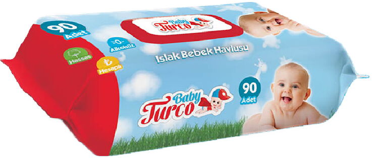 Baby Turco Islak Havlu 90'lı X 24 Adet