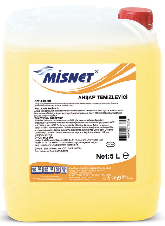 Misnet Ahşap Temizleyici 5 kg X 4 Adet