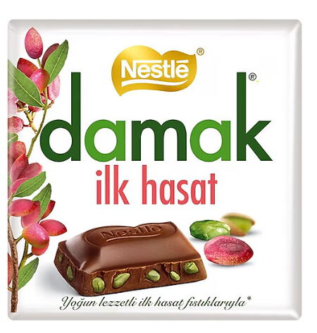 Nestle Damak İlk Hasat Kare Çikolata 60 gr X 6 Adet