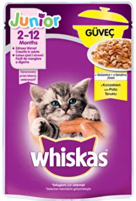 Whiskas Pouch Güveç Junior 85 gr X 28 Adet