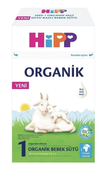 Hipp 1 Organik Keçi Sütü Bazlı Bebek Sütü 400 gr X 5 Adet