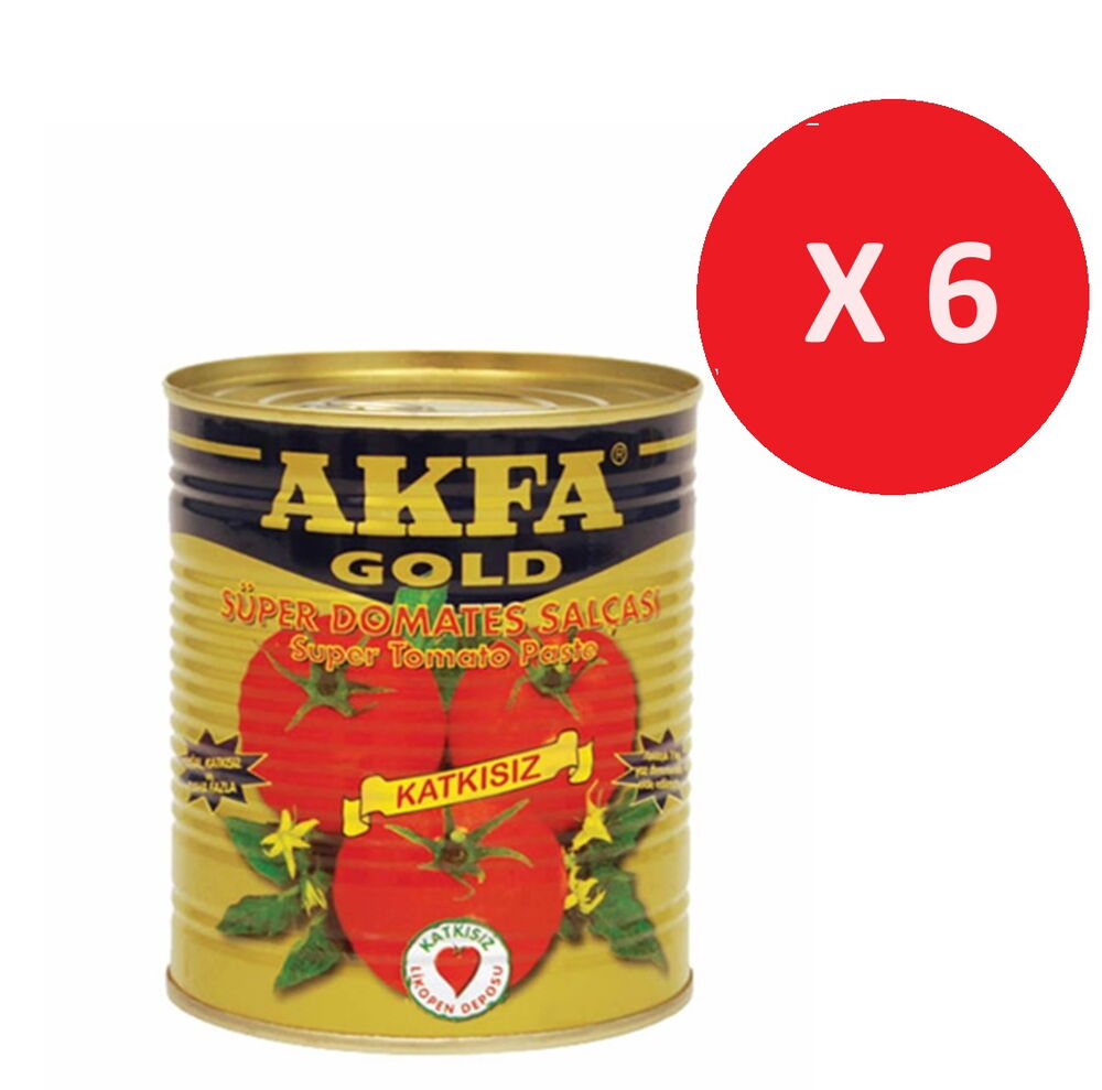 Akfa Domates Salçası Gold 830 gr X 6 Adet