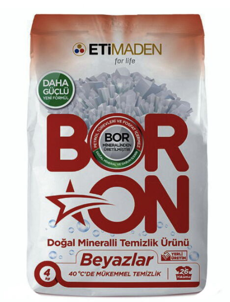 Boron Toz Deterjan Beyazlar 4 kg X 5 Adet