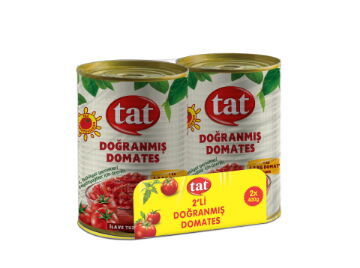 Tat Doğranmış Domates 400 gr 2'li X 6 Adet