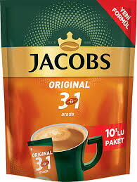 Jacobs 3ü1 Arada 10'lu Paket 16 gr Stick Kahve X 18 Adet