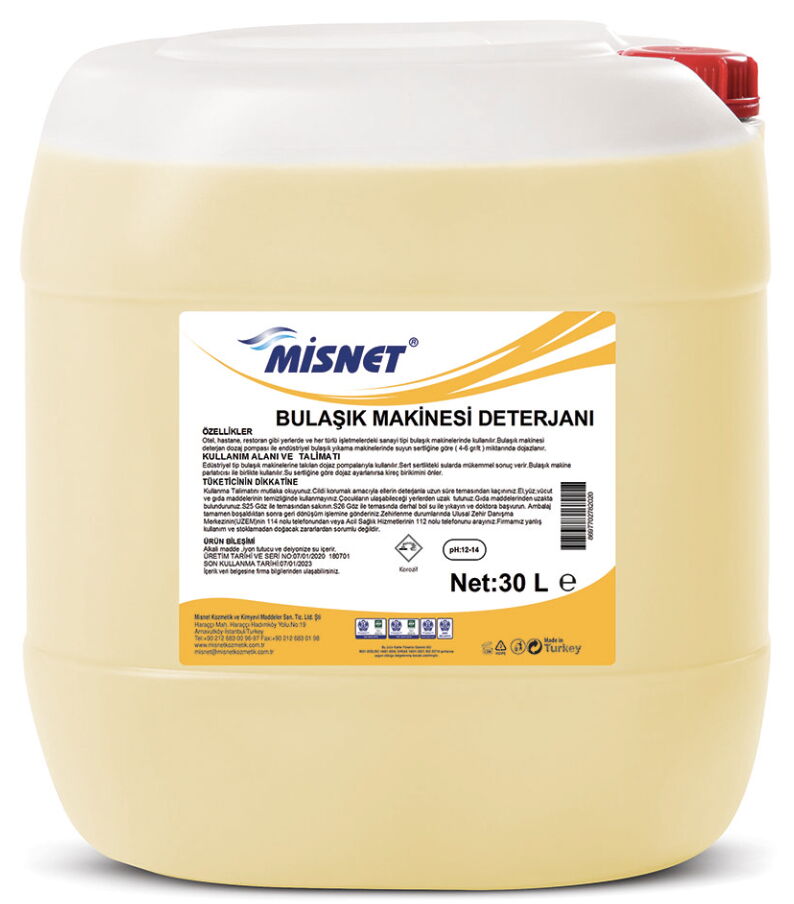 Misnet Bulaşık Makina Deterjanı 30 kg X 1 Adet