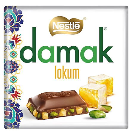 Nestle Damak Lokum Çikolata 60 gr X 6 Adet