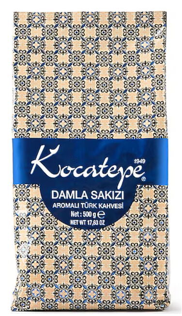 Kocatepe Türk Kahvesi Damlasakızı Aromalı 500 gr Poşet X 12 Adet