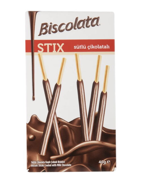 Biscolata Stick Sütlü Çikolatalı 40 gr X 16 Adet