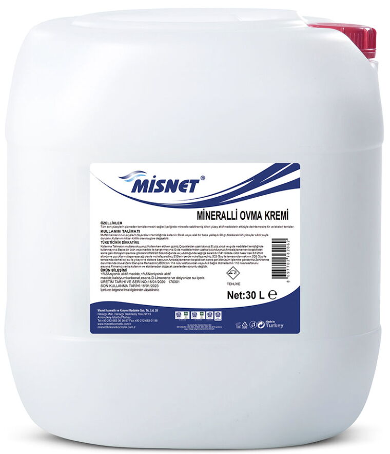 Misnet Mineralli Sıvı Krem 30 kg X 1 Adet