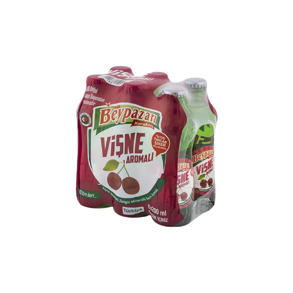 Beypazarı Vişne Maden Suyu 200 ml X 24 Adet