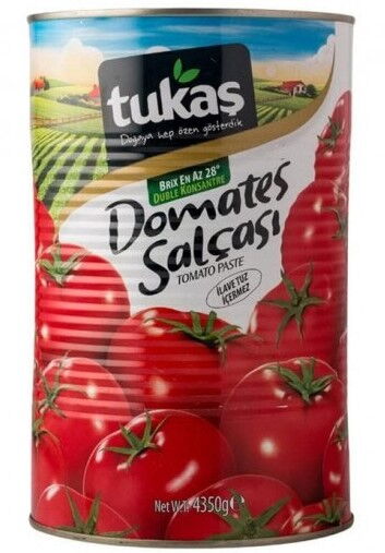 Tukaş Dometes Salçası 5 kg X 6 Adet