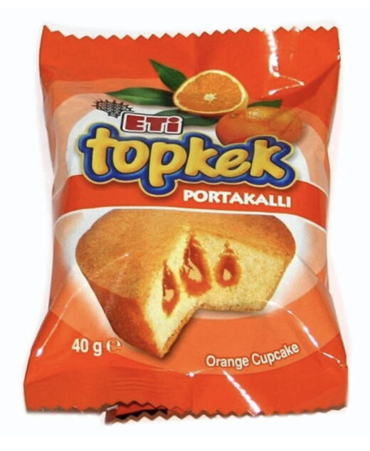 Eti Topkek Portakallı 40 gr X 24 Adet