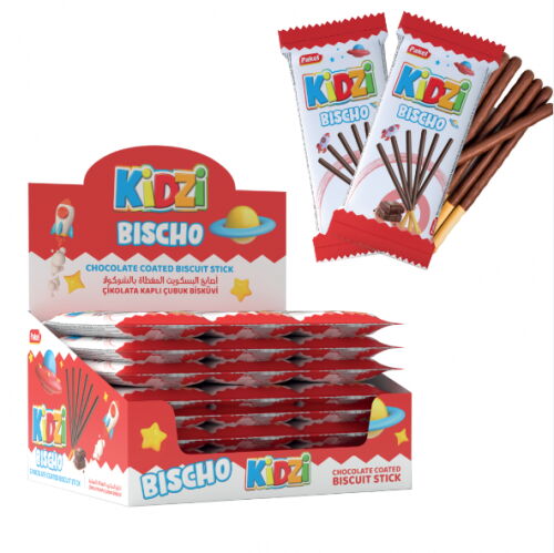 Kidzi Bischo Stick Çikolata 15 gr X 24 Adet