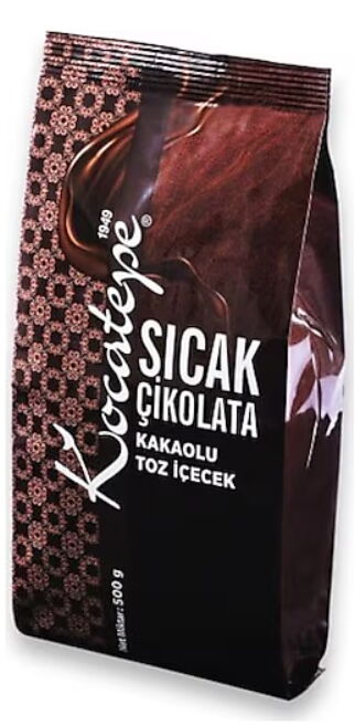 Kocatepe Sıcak Çikolata 500 gr Poşet X 12 Adet