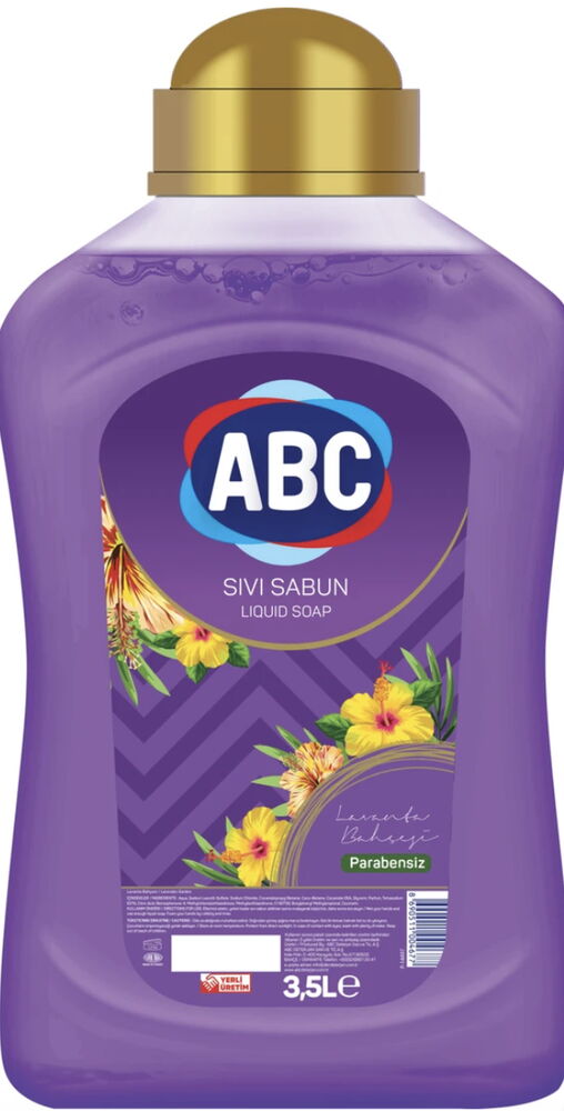 Abc Sıvı Sabun Mor 3500 ml X 6 Adet