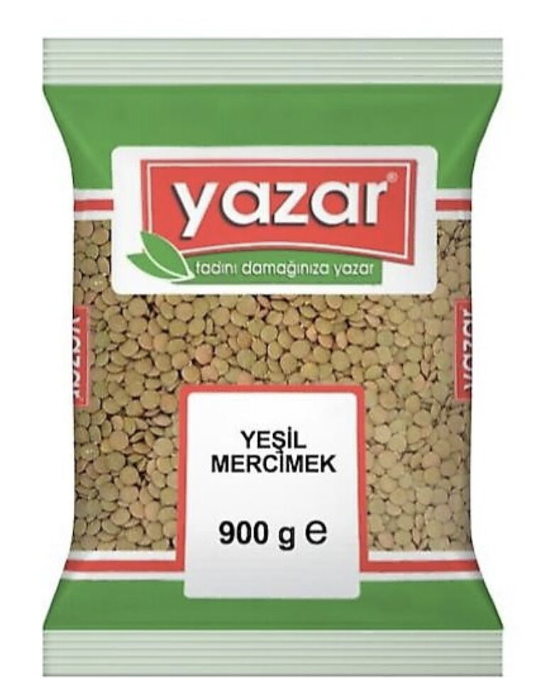 Yazar Mercimek Yeşil 900 gr X 1 Adet