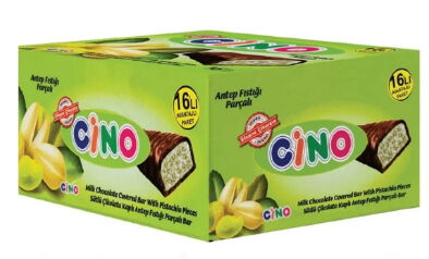 Cino Antep Fıstıklı Çikolata 23 gr X 48 Adet