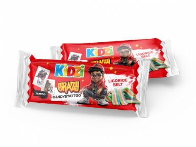 Kidzi Crazy Licorice 18 gr X 24 Adet