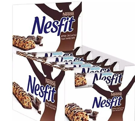 Nestle Nesfit Çikolatalı Gevrek Bar 23,5 gr X 16 Adet