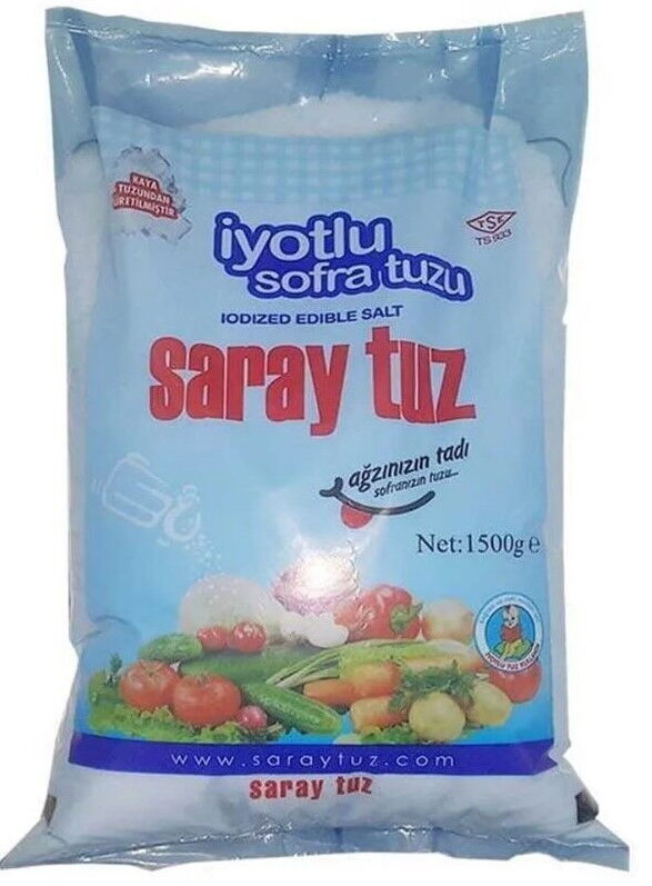 Saray Tuz 1,5 kg X 15 Adet