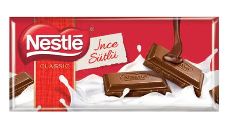 Nestle Dikdörtgen Sütlü Tablet Çikolata 65 gr X 10 Adet