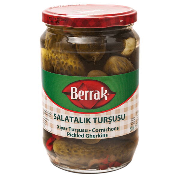 Berrak Salatalık Turşu No:2 720 ml Cam X 12 Adet