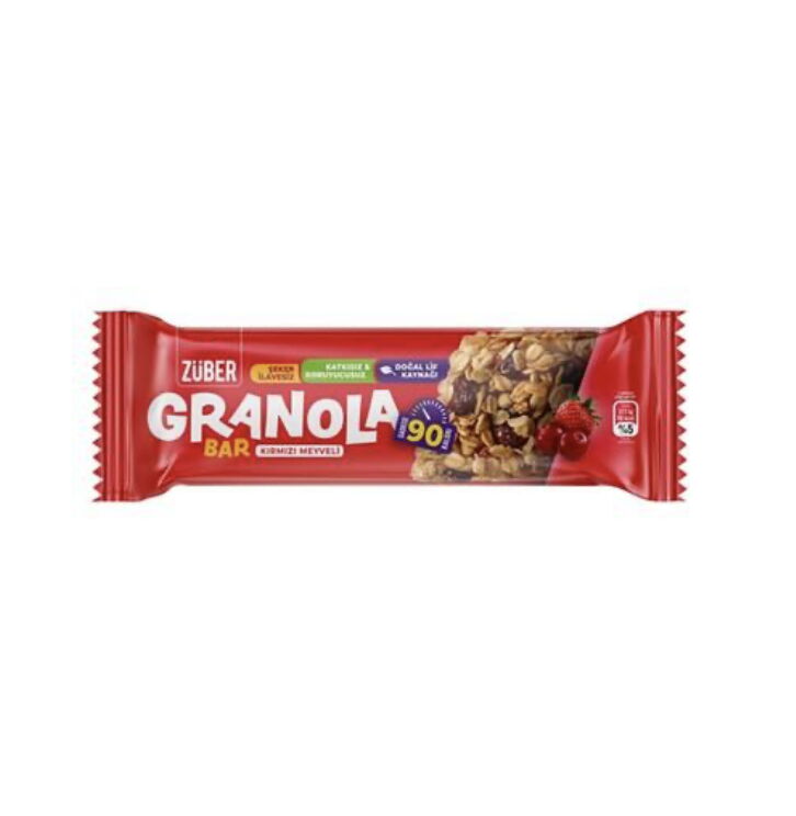 Züber  Granola Bar Orman Meyveli 25 gr X 15 Adet