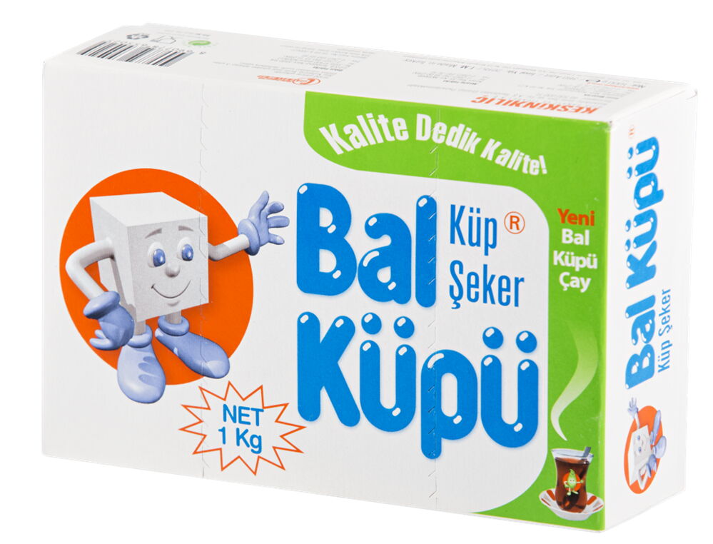 Balküpü Küp Şeker 1 kg X 5 Adet