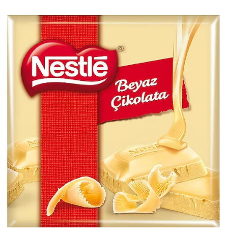 Nestle Kare Beyaz Tablet Çikolata 60 gr X 6 Adet