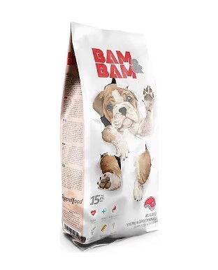 Bambam Kuzu Etli Yavru Köpek Maması 15 kg X 1 Adet