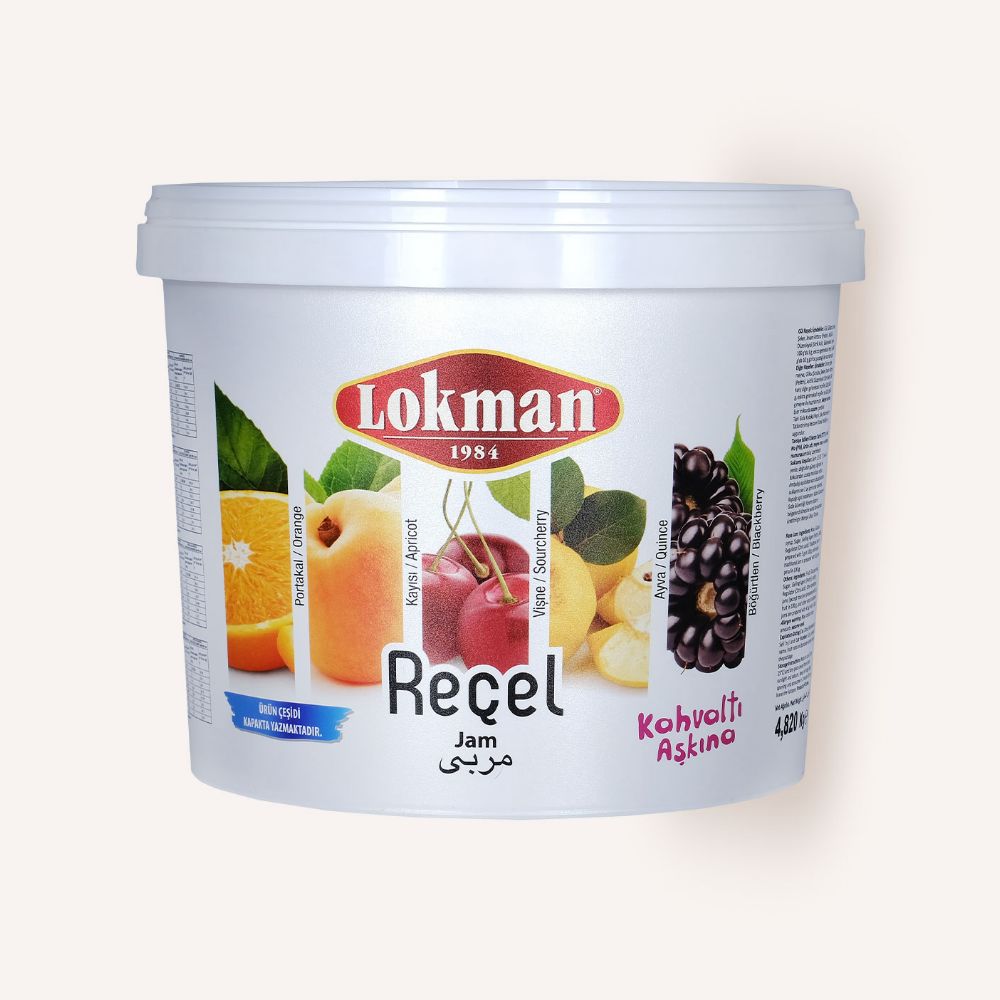 Lokman Gül Reçeli Kova 5 kg X 1 Adet