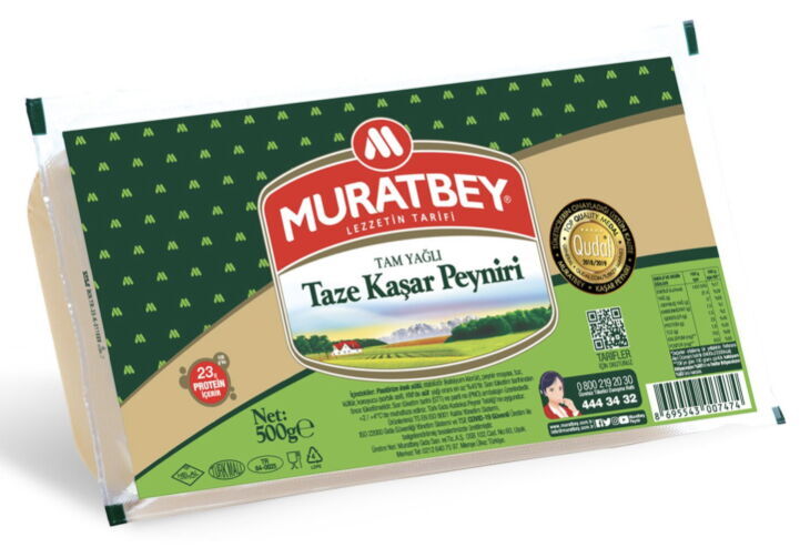 Muratbey Taze Kaşar 500 gr X 12 Adet