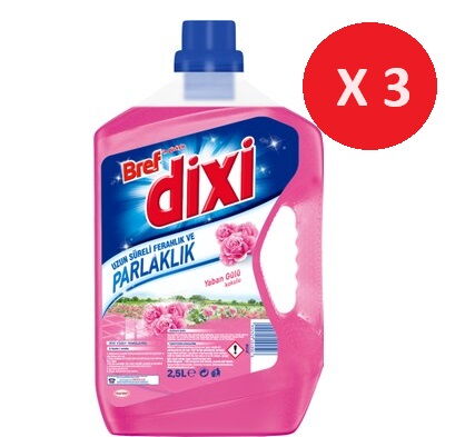 Dixi Yüzey Temizleyci Yaban Gülü 2,5 lt X 3 Adet