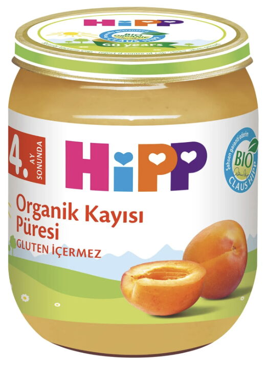 Hipp Organik Kayısı Püresi 125 gr X 6 Adet