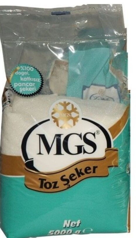 Mgs Toz Şeker 2,5 kg X 6 Adet 