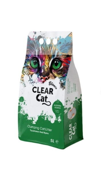 Clear Cat Kedi Kumu Aloevera Kokulu 10 lt X 1 Adet