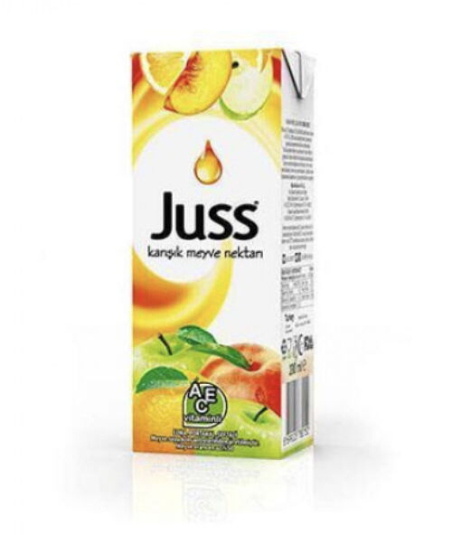 Juss Karışık Nektar 250 ml X 24 Adet